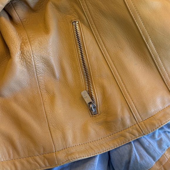 Wilson Leather / Black Rivet Light Brown Leather Jacket - Picture 9 of 12